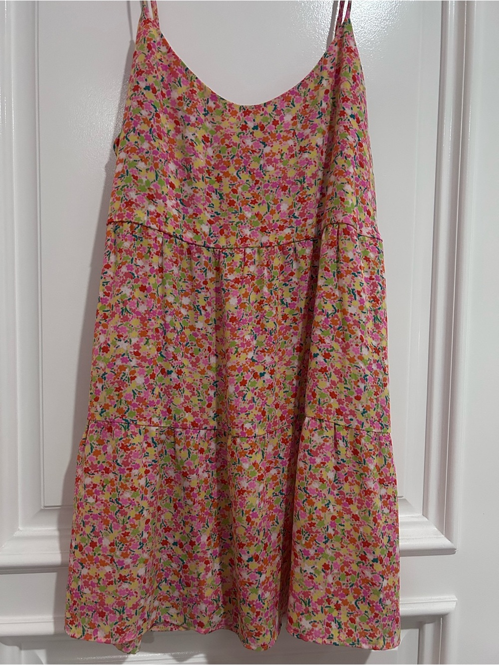 Show Me Your MuMu Pink Multi Floral Tiered Sundress